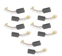 Valixirant 10-Pack Carbon Motor Brushes Drills, Rotary Hammer Drills, Angle Grinders & Circular Saws - 14mm x 8mm x 5mm (LxWxH), Carbon- Composition, Grey/Gold/Silver