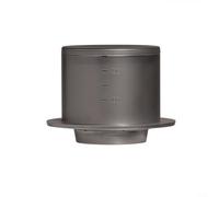 Valixirant 13 Holes Coffee Drip Shower Hand Brew, Uniform Discharge with Stable, Pour Over Distributor Home Camping Travel, Brown 10.5cm