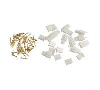 Valixirant 2.8mm Automotive Wire Connectors - 10 Sets Male & Female Terminal Block Kits Cars, Motorcycles, ATVs, Scooters, Boats & Caravans - 2/3/4/6/9-Pin, Flame Retardant ABS Housing, Contacts(3pin)