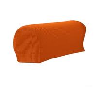 Valixirant 2 Pack Stretch Chair Armrest Covers Checkered Elastic Sofa Arm Protector Couch Recliner Furniture Slipcover Home Hotel Office Party Grey 45 Through 75cm Length(Orange)