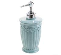 Valixirant 400ml Pattern Soap Dispenser Marble Shampoo Makeup Top Pp Having Lotion Liquid Blue Thickened Emulsion Split Bathroom Press