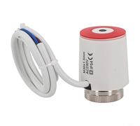 Valixirant 5 Millimeters Ip54 Rated Retardant Pc Brass Body Underfloor Heating Thermostats Radiator 2w Normally Open/closed Head Valve Actuator Thermal M30×1. 230v(F Type-NC)