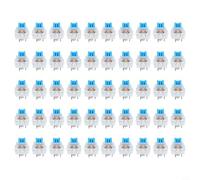 Valixirant 50-pack Tactile Keyboard Switches Mechanical Keyboards - 3-pin -style Clicky Switches Having Blue Housing Pre-lubed Stem Spill-resistant Style Compatible Having Diy Typing Gaming Keyboards