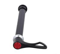 Valixirant Aluminium Alloy Bike Thru Axle 12x100mm 15x100mm 15x110mm Quick Release Front Fork Lock Road Cycling Parts Black(15x100mm)