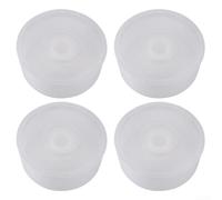 Valixirant Bee Fits Standard Weather-resistant Dadant Hives Food 4-pack Round White Langstroth Feeder - Feeding Bee Trough Top Beehives Waterer