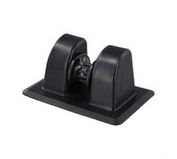 Valixirant Boat Anchor Fastener Patch with V-Groove Row Roller & Anti-Slip Teeth, Inflatable Boat, Canoe, Fishing and Motor Boats - PVC+ABS, 14 x 6.4 cm, 254 g