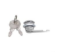 Valixirant Cam Lock Cabinets Drawers Mailboxes Lockers - 16mm/20mm/25mm Alloy Cabinet Lock Having 2 Keys 90° Rotation Fits 18mm Hole Keyed Alike or Differ(16mm)