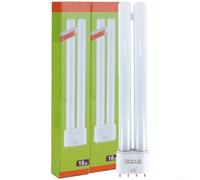 Valixirant Compact H-Tube Fluorescent Lamp, 18W/24W/36W/40W, 6500K Cool White Light, Single-Ended Four-Pin Energy-Saving Lamp Indoor Table/Wall/Grille Fixtures, Offices & Shopping Malls(55W)