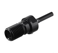 Valixirant Core Drill Bit Adapter 1-1/4-7UNC Male to Hexagonal Shank Converter for Hammer Drills, Power Tools Extension Rod with 40Cr Steel Construction