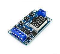 Valixirant DC 12V-36V Dual MOSFET Digital Delay Timer Module - 15A/400W LED Display Timing Controller with High-Level Trigger, Sleep Mode & STOP Function Relays and DIY Automation