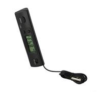 Valixirant Digital LCD Temperature Meter with Wired Probe Fridge | , -50°C to 70°C Range, Large Display Thermometer Kitchen Indoor Outdoor , Black