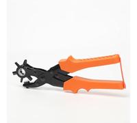 Valixirant Double-Rod Alloy Punching Pliers Set with Awl and Ruler, Heavy-Duty 45# Carbon Steel Leather Hole Cutter for Belts, Watch Straps, Dog Collars, DIY Crafts, 3-4.5x6.5mm