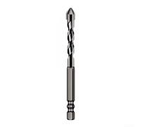 Valixirant Hex Self-centering Eccentric Drill - Glass 6mm/8mm/10mm/12mm Wood Set Tile Concrete U-flute Shank Crooked Head Alloy Steel Bits Having Polished Bit Pattern(8mm)