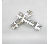 Valixirant Magnetic Aluminum Alloy Vise Jaw Pads Anti-Slip Protective Strips for Bench Vice, Firm Grip and Protection for Metal or Wood, Silver, 4-8 Inch (8 inch)