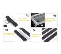 Valixirant Magnetic Vise Jaw Protective Covers 3-8 Inch, Aluminum Alloy and Rubber Soft Pads with Non-Slip Pattern for Bench Vice Clamping Workpiece Protection, 2 Pack (4 in/100mm)