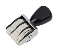 Valixirant Manual Date Stamp with Adjustable Wheel 2020-2031, Lunar Calendar Format (27×4 mm), Frame & Imprint - Office, School and Home Use Stationery