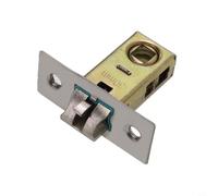 Valixirant Mortice Door Tubular Latch Forked Design Zinc Alloy Internal Bolt Through Facility Reversible For Right Or Left Opening Unsprung Lever Handles Compatible(30mm)