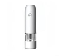 Valixirant Pepper Grinder Rechargeable Having Spice Usb Salt Adjustable Herb Mill and Kitchen Steel Coarseness Grinder Black(White)