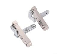 Valixirant Silver Alignment - Variable/down Door Doors Zinc Having Revolving In/out Pivot Silent Smooth Operation Interior Hinge 3d Hinge Alloy Concealed Finish ()