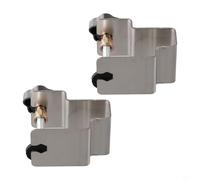 Valixirant Steel Drawer Front Installation Clamp Cabinet Hardware Fixtures - Bow-type Variable Jig Gadget 78 X 65 X 50 Millimeter 41 Millimeter Max Clamping Anti-slip Pad(2pcs)