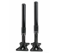 Valixirant Steel Undermount Sink Mounting Brackets Adaptable Repair Kit 13.from 8 to 23.6 Inch Sinks Heavy Duty Support Clips Prevent Loosening Black 2 Pack