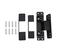 Valixirant Thick Heavy-duty Usage Bathroom Invisible Doors Zinc 30mm Black/white Adaptable 110° Office Alloy Hinge Concealed Cabinet Hinge Bedroom(Black)