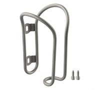 Valixirant Ultralight Alloy Cage Road Bike, Hollow -Piece Holder with Ti Screws, Smooth Bayonet, Silver Gray, 33g(T02)