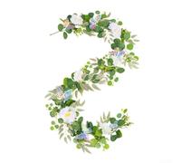 Valixirant Wedding Silk-blend Arch Purple Butterfly Decoration Garland Stair - Home Artificial Garden Décor 180 Cm Railings Flower Butterflies Having Floral 3d(A)