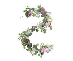 Valixirant Wedding Silk-blend Arch Purple Butterfly Decoration Garland Stair - Home Artificial Garden Décor 180 Cm Railings Flower Butterflies Having Floral 3d(C)