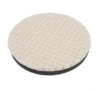 Valixirant Wool Polishing Pad For Car Waxing Buffing And Cleaning, Medium Grinding Backing Pad For Pneumatic Or Electric Polisher(5inch)