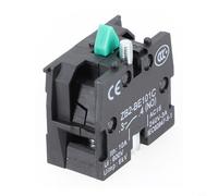 Valixirant ZB2-BE101C NO / ZB2-BE102C Push Button Joystick Switch, 10A 600V Momentary Switch with Silver Contact Points, 22mm Mounting Hole, Black(ZB2-BE101C)