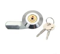 Valixirant Zinc Alloy Round Cam Lock With Copper Core And Two Keys For Electrical Cabinets, Industrial Equipment Boxes, Storage Lockers And Drawer Doors(C)