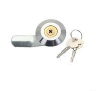 Valixirant Zinc Alloy Round Cam Lock With Copper Core And Two Keys For Electrical Cabinets, Industrial Equipment Boxes, Storage Lockers And Drawer Doors(B)