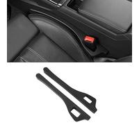 VALKEM 2 Pcs Car Seat Gap Filler for MINI John Cooper Works F54 F55 F56 F57 F60, Car Seat Side Gap Filler Leak Proof Storage Organizer, Waterproof Auto Seat Crevice Blocker Accessories,A Black