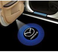 VALKEM Car Door Logo Light Projector for Mazda 6/8 CX9, Car Door Projector Puddle Lights Welcome Lights, HD Puddle Lights Ghost Shadow Decoration Accessories,2PCS