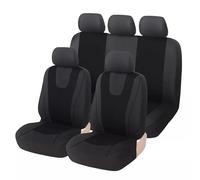 VALKEM Car Seat Covers Full Set for Nissan X Trail 2017 2018 2019 2020 - Universal Waterproof Car Seat Cover, Non-Slip Front Back Car Seat Covers, Seat Protector,A Black