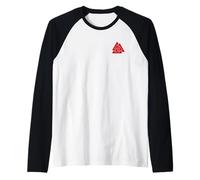 Valknut Odin Celtic Knot Viking Norse Symbol RED Raglan Baseball Tee