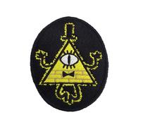 VALKYNEA 100% Embroidered Patch Inspired by Anime Fan Art/Gravity Falls Bill/Applique (Hook & Loop)