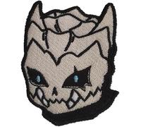 VALKYNEA Full 100% Embroidered Patch Inspired by Anime Fan Art/kaiju nº 8 chibi/PATCH EMBROIDERY (Thermoadhesive)