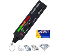 Valkynos Professional Diamond Tester Pen with 365nm UV Light & Thermal Sensor - Fast 0.5s Detection, Portable Gem Checker for Novice & Experts - Battery Included