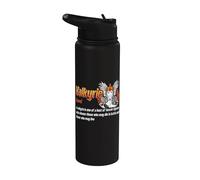 Valkyrie A Valkyrie is One of A Host Viking Blood Valkyries Stainless Steel Insulated Water Bottle