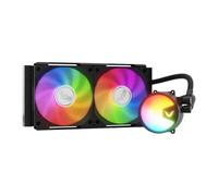 Valkyrie A240 AIO Hydro CPU Cooler, Black, ARGB, 2 x 120mm A12 ARGB fans, 4-Pin