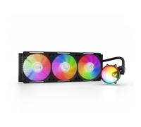 Valkyrie A360 ARGB 360mm AIO CPU Liquid Cooler - 3×120mm ARGB PWM Fans - 300W TDP - 2400RPM PWM Pump 800-2400RPM - AMD AM5, AM4 - INTEL LGA 1851, 1700, 1200/1151 Compatible - Sync Ready | Black