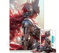 Valkyrie Angel Warrior 1000 Piece Teenager Puzzles Brain Boosting Play Tight Interlock No Gaps Relaxing Indoor Group Activity (50x75cm)