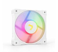 Valkyrie B12 ARGB 120mm Fan Reversed - 120mm Case Fan - PWM Fan 800-2150RPM - High Airflow 80CFM - Strong Static Pressure 3.14 mmH₂O - 3-Pin ARGB Sync | White