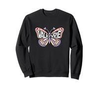Valkyrie Butterfly - Personalized Cute Name Word Art Sweatshirt