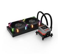 Valkyrie Dragonfang 240 ARGB Intel/AMD CPU All in one Liquid Cooler - Black