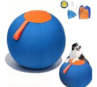 Valkyrie Herding Ball - Dogs Durable Large Dog Toy for High Energy Working Breeds Puncture Resistant Interactive Chasing Push Ball for Backyard Yard Play Pump Included (M)