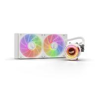 Valkyrie Jarn 240 ARGB 240mm AIO CPU Liquid Cooler - 2×120mm ARGB PWM Fans - 250W TDP - PWM Pump 800-2400RPM - AMD AM5, AM4 - INTEL LGA 1851, 1700, 1200/1151 Compatible - Sync Ready | White