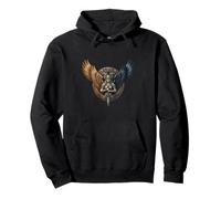 Valkyrie Judgment Norse Vikings Mythology Warrior Design Pullover Hoodie